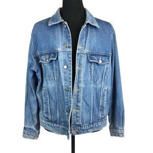 Vtg Wrangler Hero Blue Denim Jean Jacket